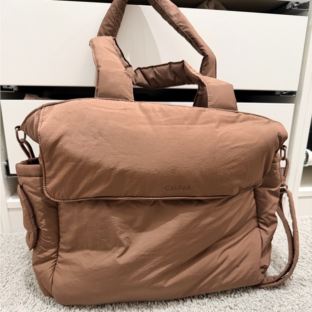Calpak Hazelnut Diaper Tote Bag